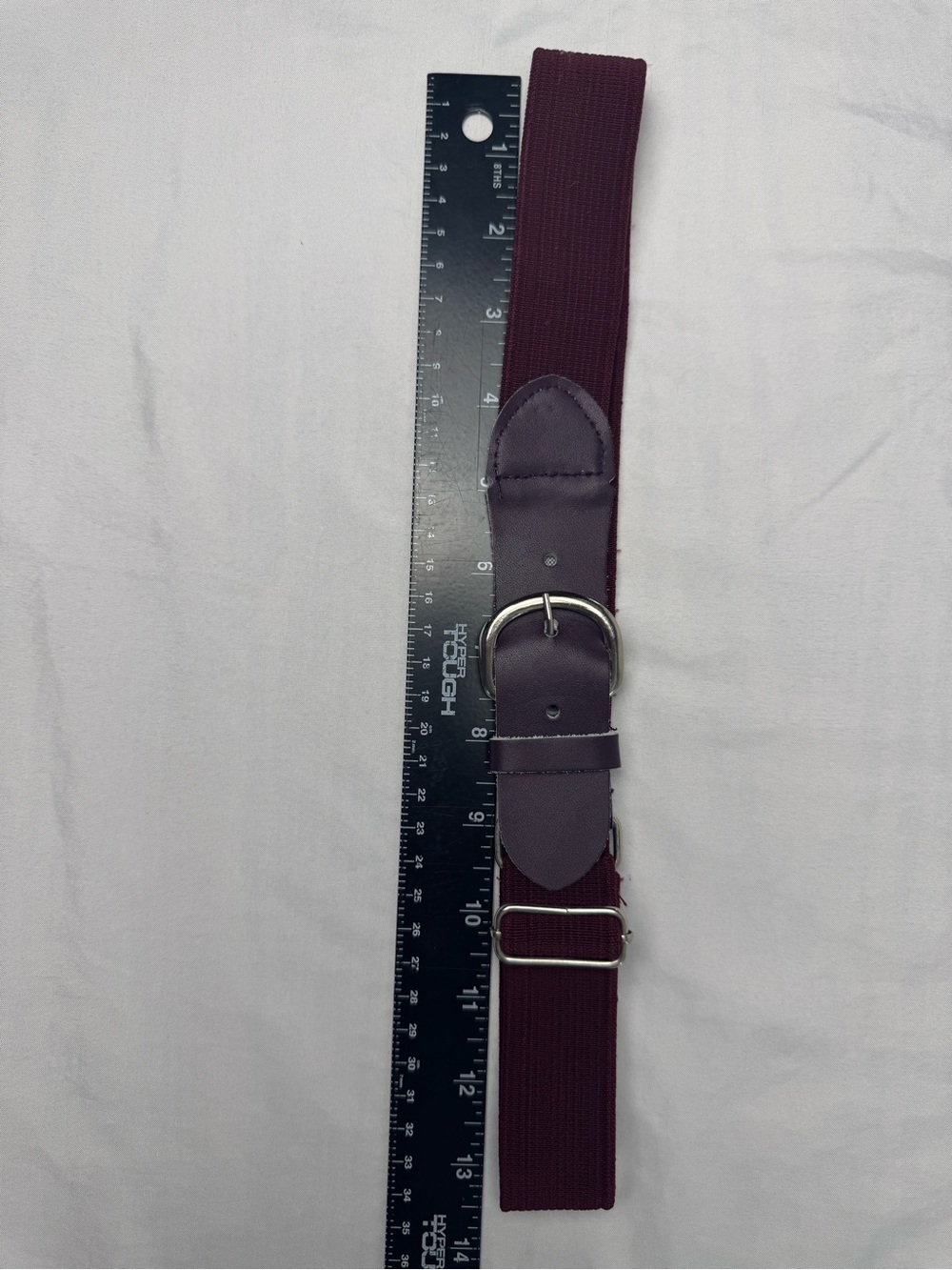 ⚾ Youth Small Baseball Softball Belt Burgundy Adjustable Elastic Sports Belt NEW
